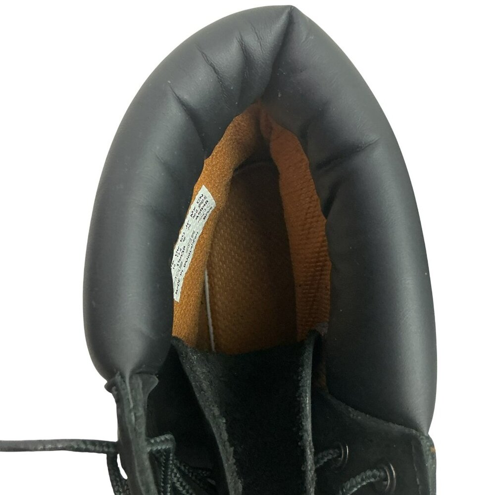 Timberland Premium 6” Waterproof Nubuck Leather Boots Mens 12 Black Primaloft 40 - Picture 9 of 15
